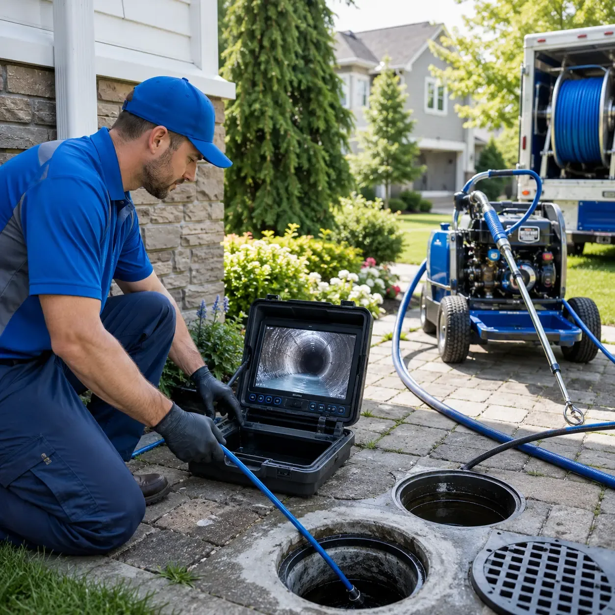 Outdoor drain cleaning professionals serving Greenville, NC